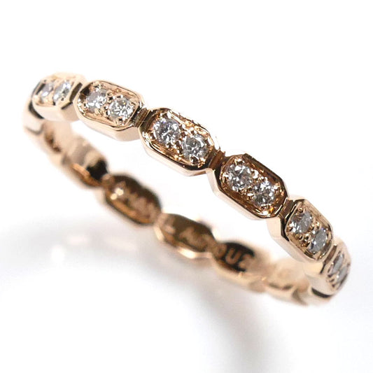 CHANEL シャネル K18PG ピンクゴールド プルミエール プロメス フルダイヤ リング・指輪 ダイヤモンド 9号 49 2.0g レディース【中古】【美品】