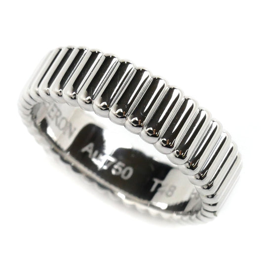 Boucheron ブシュロン K18WG ホワイトゴールド キャトル グログラン ミディアム リング・指輪 JRG0271948 8号 48 5.9g レディース【中古】【美品】