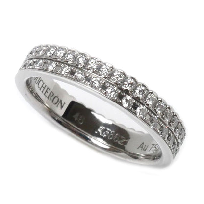 Boucheron ブシュロン K18WG ホワイトゴールド キャトル ラディアント フルパヴェ リング・指輪 JAL00294 ダイヤモンド 6号 46 2.9g レディース【中古】【美品】