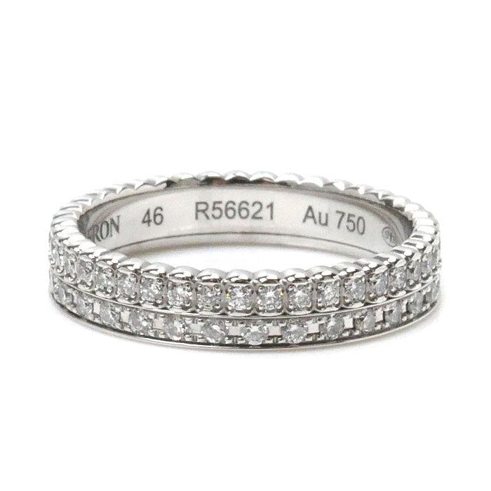 Boucheron ブシュロン K18WG ホワイトゴールド キャトル ラディアント フルパヴェ リング・指輪 JAL00294 ダイヤモンド 6号 46 2.9g レディース【中古】【美品】