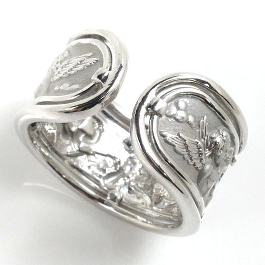 Carrera y Carrera カレライカレラ K18WG ホワイトゴールド リング・指輪 15号 6.3g レディース【中古】【美品】