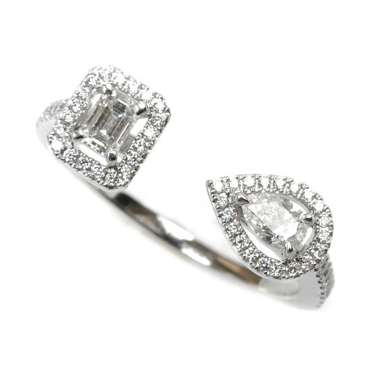 MESSIKA K18WG ホワイトゴールド マイ ツイン トア&モア リング・指輪 06471-WG-53 ダイヤモンド 13号 2.7g レディース【中古】【美品】