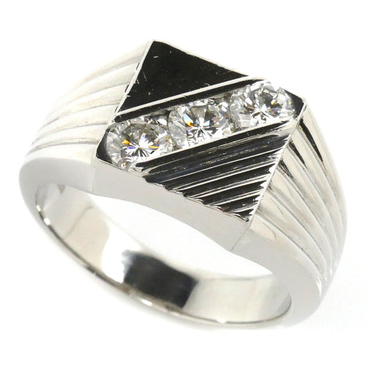 Pt900プラチナ ダイヤ リング・指輪 ダイヤモンド1.006ct 20号 14.5g メンズ【中古】