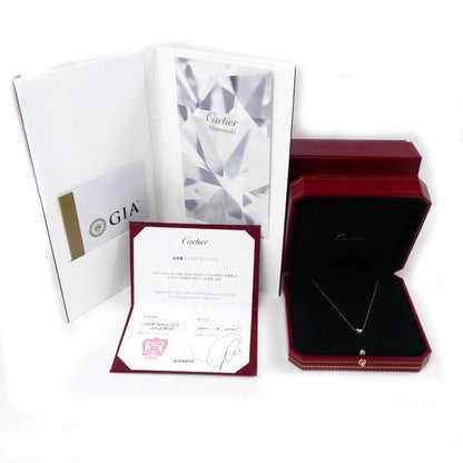 CARTIER カルティエ K18PG ピンクゴールド C ドゥ カルティエ ダイヤ ネックレス CRN7063100 ダイヤモンド0.31ct 2.5g 42cm レディース【中古】