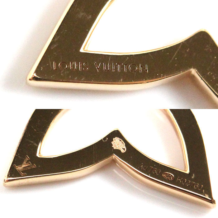 LOUIS VUITTON ルイ・ヴィトン K18PG ピンクゴールド オンブレ ブロッサム ダイヤ ネックレス Q03083 ダイヤモンド 6.1g 38-40-42cm レディース【中古】【美品】