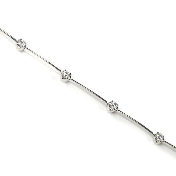 VENDOME K18WG ダイヤブレスレット