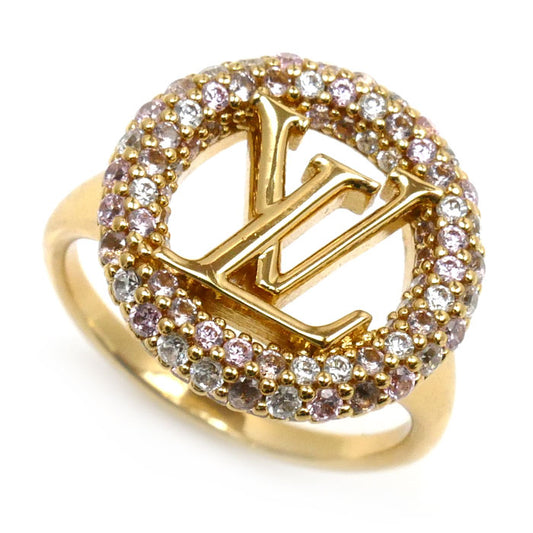 LOUIS VUITTON ルイ・ヴィトン GP ルイーズ トレゾール ラインストーン リング・指輪 M1221S TE3273 10号 レディース【中古】