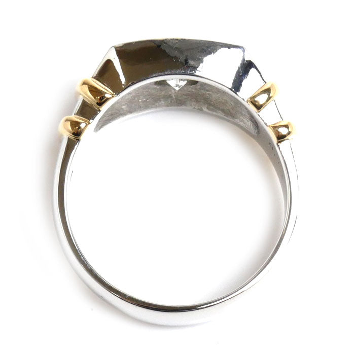 Pt900/K18YG ダイヤ リング・指輪 ダイヤモンド0.73ct 20号 19.6g メンズ【中古】