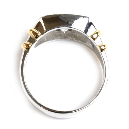 Pt900/K18YG ダイヤ リング・指輪 ダイヤモンド0.73ct 20号 19.6g メンズ【中古】