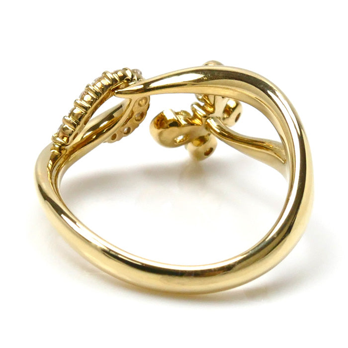 小寺智子 K18YG イエローゴールド ダイヤ リング・指輪 ダイヤモンド0.43ct 10号 4.3g レディース【中古】【美品】