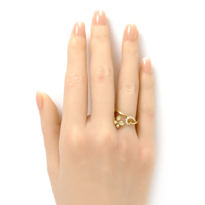 小寺智子 K18YG イエローゴールド ダイヤ リング・指輪 ダイヤモンド0.43ct 10号 4.3g レディース【中古】【美品】