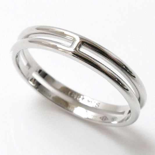 HERMES エルメス K18WG ホワイトゴールド アリアンヌ リング・指輪 H119834B 00060 19.5号 60 3.5g レディース【中古】【美品】