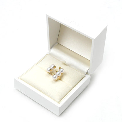 TASAKI タサキ K18YG イエローゴールド デインジャー プラス 5P パール リング・指輪 アコヤパール約6.5mm 9号 6.1g レディース【中古】【美品】