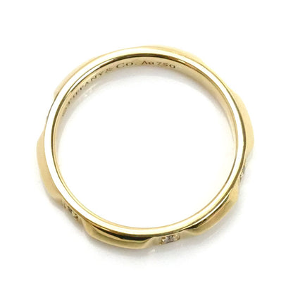 TIFFANY&Co. ティファニー K18YG イエローゴールド トゥルーバンド ダイヤ リング・指輪 67134710 ダイヤモンド 14号 3.4g レディース【中古】