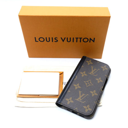 LOUIS VUITTON ルイ・ヴィトン iPhone 15Pro フォリオ iPhoneケース モノグラム M82891 ME5223 ユニセックス【中古】