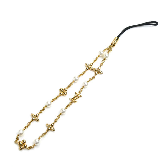 LOUIS VUITTON ルイ・ヴィトン フォーンチャームルイザ ストラップ ゴールド M01801 AK5203 日本限定 レディース【中古】【美品】