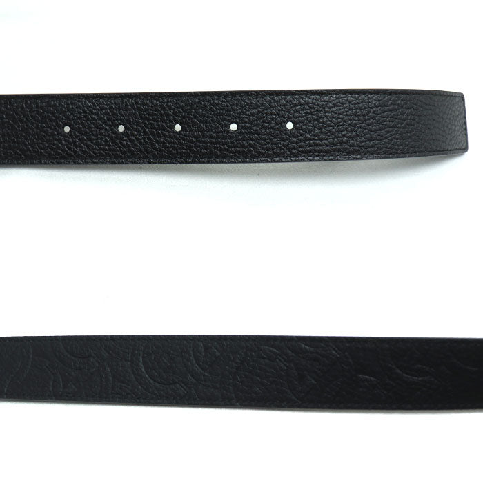 Salvatore Ferragamo サルヴァトーレフェラガモ ガンチーニ リバーシブル ベルト ブラック 670251 776323 メンズ【中古】【極美品】