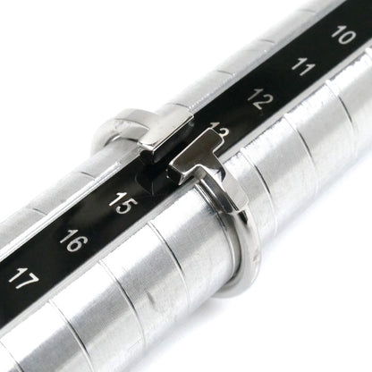 TIFFANY&Co. ティファニー K18WG ホワイトゴールド Tワイヤー リング・指輪 60148374 14号 3.5g レディース【中古】
