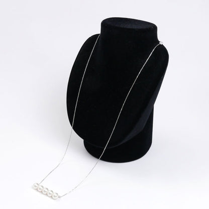 TASAKI タサキ K18WG ホワイトゴールド バランス シグネチャー パール ネックレス P-15884-18KWG アコヤパール約8.5mm 11.9g 60.5～70cm レディース【中古】【美品】