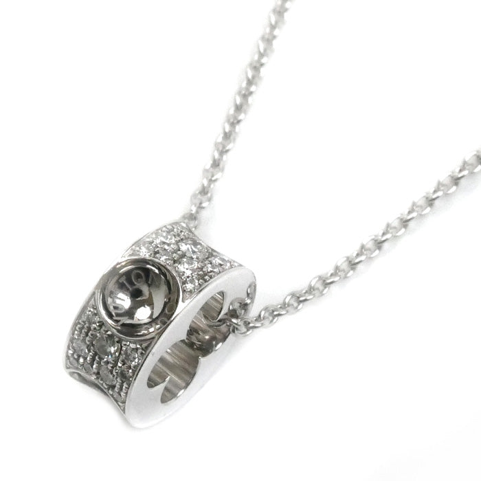 LOUIS VUITTON ルイ・ヴィトン K18WG ホワイトゴールド パンダンティフ アンプラント ダイヤ ネックレス Q93127 UGB837 ダイヤモンド 6.2g 40cm レディース【中古】