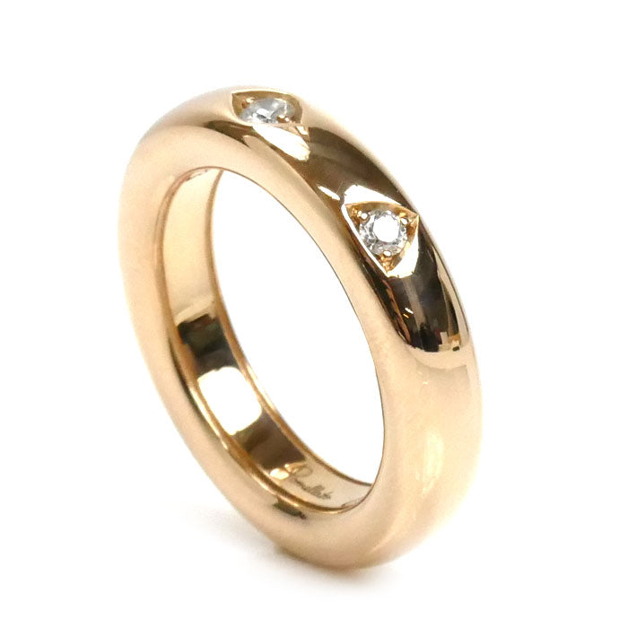 Pomellato ポメラート K18PG ピンクゴールド イコニカ 3Pダイヤ