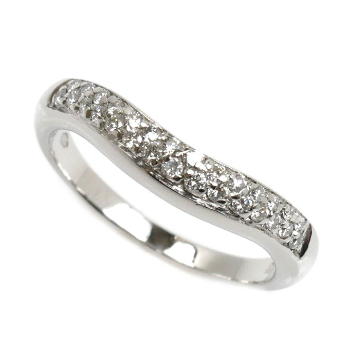 BVLGARI ブルガリ Pt950プラチナ コロナ パヴェ フェディダイヤ リング・指輪 347296 ダイヤモンド 11号 4.9g レディース【中古】【美品】