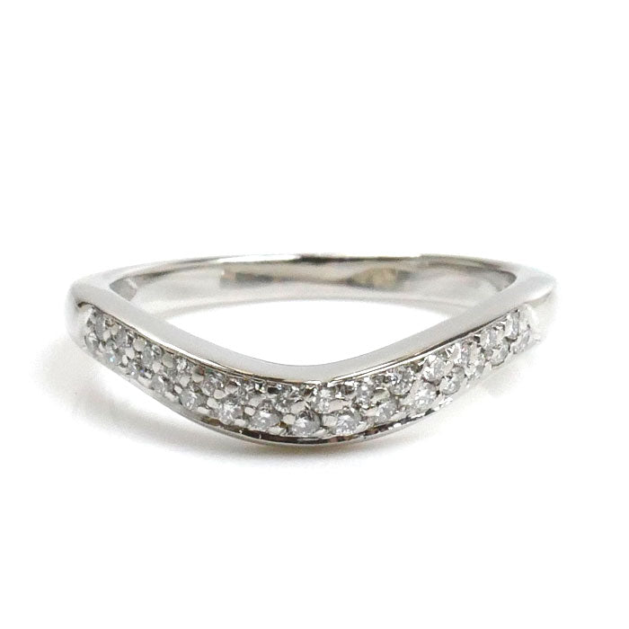 BVLGARI ブルガリ Pt950プラチナ コロナ パヴェ フェディダイヤ リング・指輪 347296 ダイヤモンド 11号 4.9g レディース【中古】【美品】