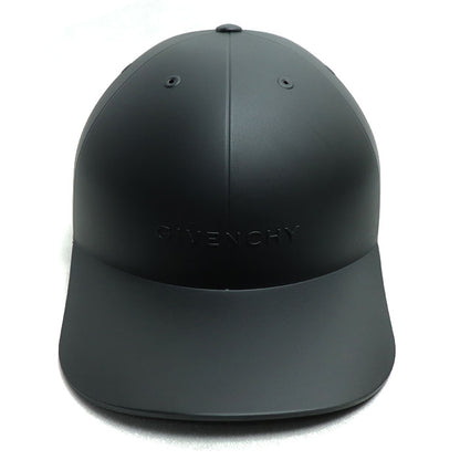 GIVENCHY ジバンシィ ラバーファブリック モールデッド キャップ キャップ ブラック BPZ07GP0MH 58 メンズ【中古】【美品】