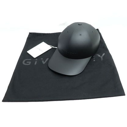 GIVENCHY ジバンシィ ラバーファブリック モールデッド キャップ キャップ ブラック BPZ07GP0MH 58 メンズ【中古】【美品】