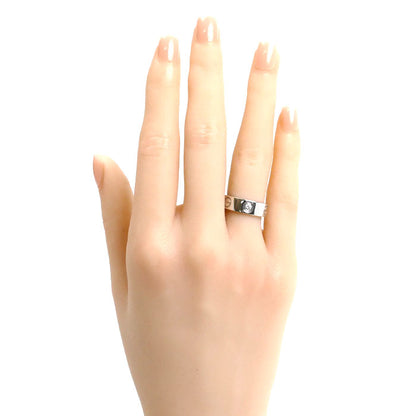 CARTIER カルティエ K18WG ホワイトゴールド ラブ ハーフダイヤ リング・指輪 B4032548 ダイヤモンド 8号 48 7.8g レディース【中古】【美品】