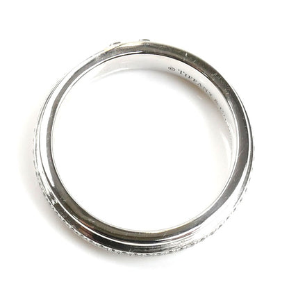 TIFFANY&Co. ティファニー K18WG ホワイトゴールド T TWOナロー リング・指輪 60151270 ダイヤモンド 9号 5.8g レディース【中古】【美品】