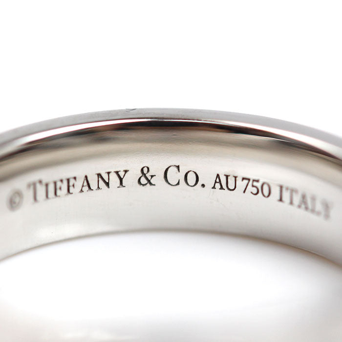 TIFFANY&Co. ティファニー K18WG ホワイトゴールド T TWOナロー リング・指輪 60151270 ダイヤモンド 9号 5.8g レディース【中古】【美品】