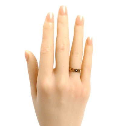 TIFFANY&Co. ティファニー K18PG ピンクゴールド ピアスド アトラス 4Pダイヤ リング・指輪 ダイヤモンド 8号 2.8g レディース【中古】