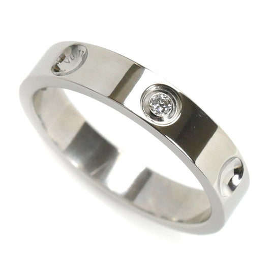 LOUIS VUITTON ルイ・ヴィトン Pt950プラチナ アリアンス アンプラント 1Pダイヤ リング・指輪 10号 50 4.8g レディース【中古】【美品】