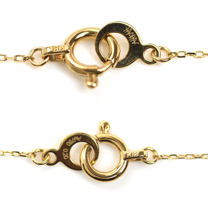 AHKAH アーカー K18YG イエローゴールド ダイヤ プルミエトワール ネックレス AB1800010100 ダイヤモンド0.20ct 1.0g 40cm レディース【中古】【美品】