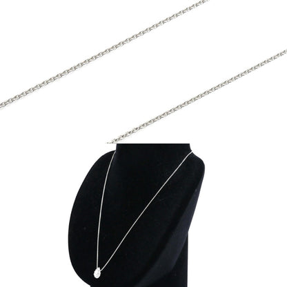 GRAFF グラフ K18WG ホワイトゴールド アイコン ダイヤ ペアシェイプ ネックレス ダイヤモンド0.5ct 4.3g ～46cm レディース【中古】【美品】