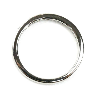 TIFFANY&Co. ティファニー Pt950プラチナ ハーフサークル チャネルセッティング ダイヤ リング・指輪 ダイヤモンド 9.5号 3g レディース【中古】【美品】