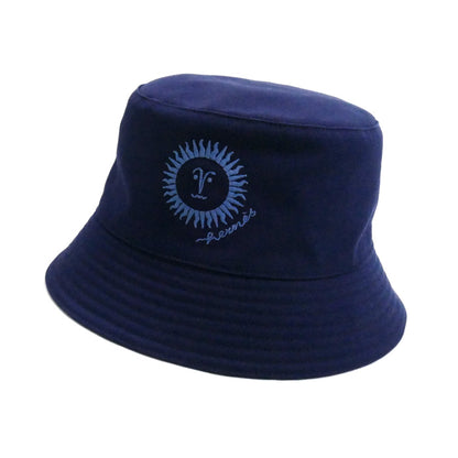 HERMES エルメス ジーンサンシャイン ハット ネイビー 
60 メンズ【中古】【美品】