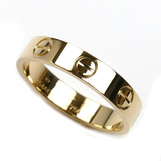 CARTIER カルティエ K18YG イエローゴールド ミニラブ リング・指輪 B4085048 8号 48 2.9g レディース【中古】【美品】