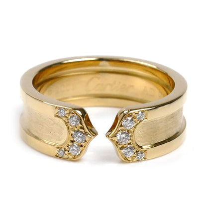 CARTIER カルティエ K18YG イエローゴールド C2 ダイヤ リング・指輪 ダイヤモンド 11号 51 7.2g レディース【中古】【美品】