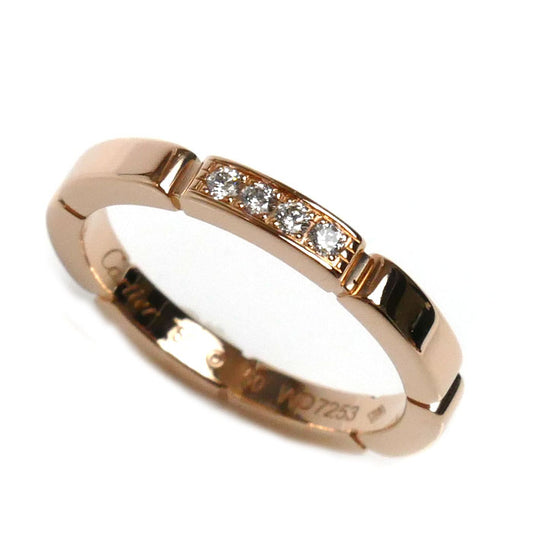 CARTIER カルティエ K18PG ピンクゴールド マイヨンパンテール ４Pダイヤ リング・指輪 B4080550 ダイヤモンド 10号 50 3.5g レディース【中古】【美品】