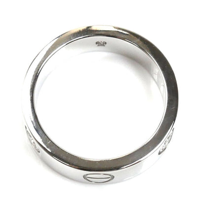 CARTIER カルティエ K18WG ホワイトゴールド ラブ ハーフ ダイヤ リング・指輪 B4032553 ダイヤモンド 13号 53 9.0g レディース【中古】【美品】