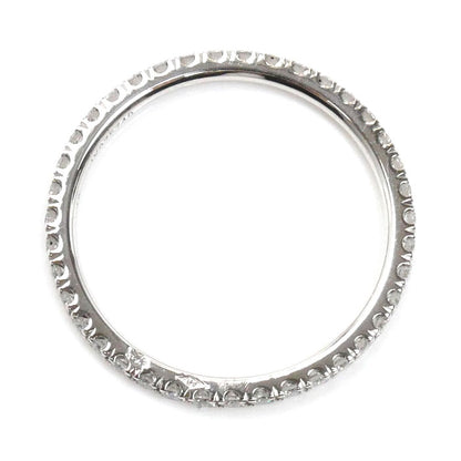 Van Cleef & Arpels ヴァンクリーフ＆アーペル K18WG ホワイトゴールド フェリシテ エタニティ ダイヤ リング・指輪 VCARO8BP ダイヤモンド 8号 48 1.1g レディース【中古】【美品】