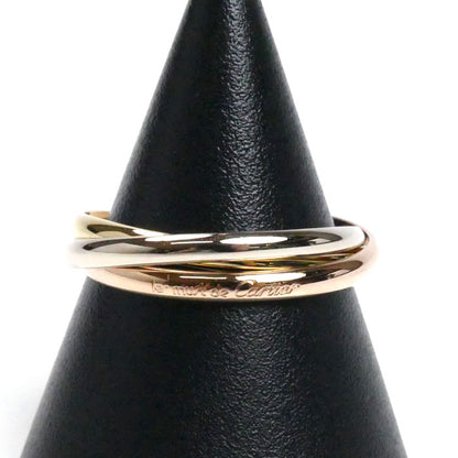 CARTIER カルティエ K18YG/PG/WG トリニティ リング・指輪 15号 55 3.8g レディース【中古】【美品】