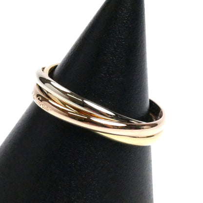 CARTIER カルティエ K18YG/PG/WG トリニティ リング・指輪 15号 55 3.8g レディース【中古】【美品】