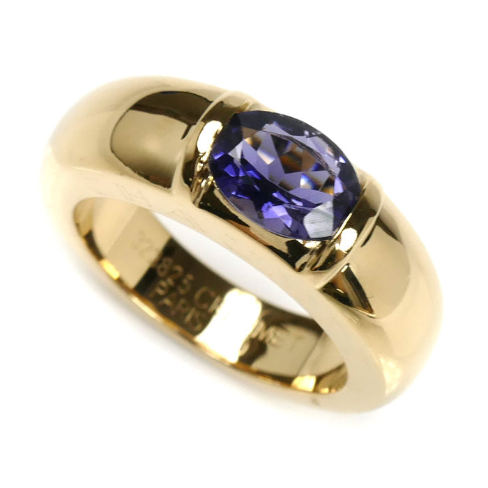 Chaumet ショーメ K18YG イエローゴールド ジョイア リング・指輪 アイオライト 11号 10.2g レディース【中古】【美品】