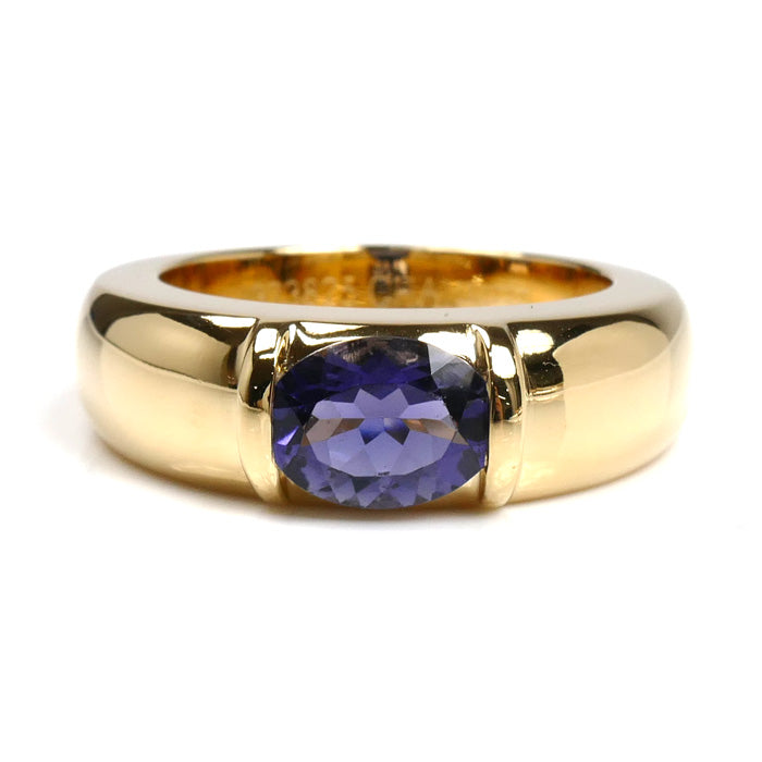 Chaumet ショーメ K18YG イエローゴールド ジョイア リング・指輪 アイオライト 11号 10.2g レディース【中古】【美品】