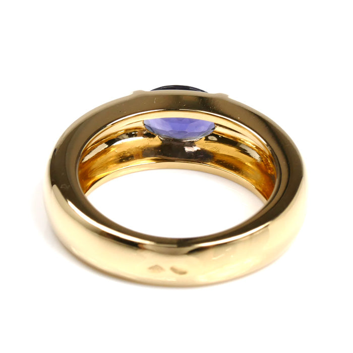 Chaumet ショーメ K18YG イエローゴールド ジョイア リング・指輪 アイオライト 11号 10.2g レディース【中古】【美品】