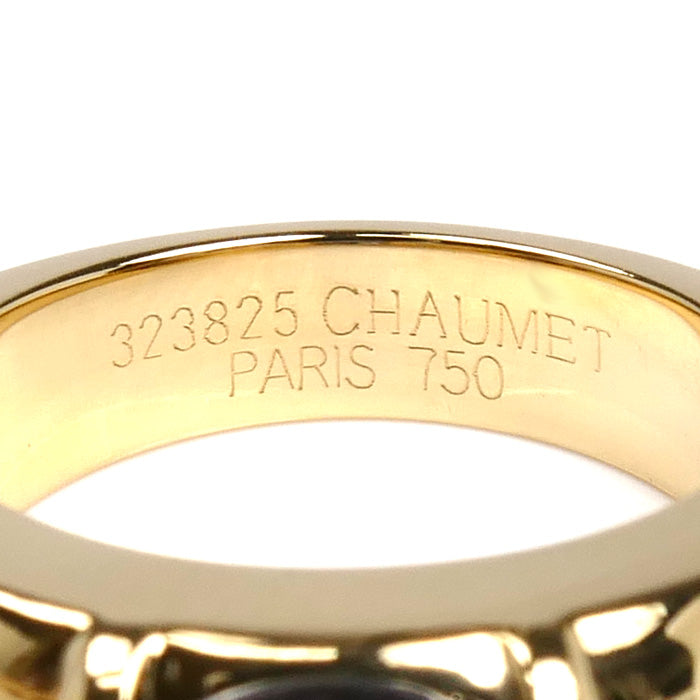 Chaumet ショーメ K18YG イエローゴールド ジョイア リング・指輪 アイオライト 11号 10.2g レディース【中古】【美品】