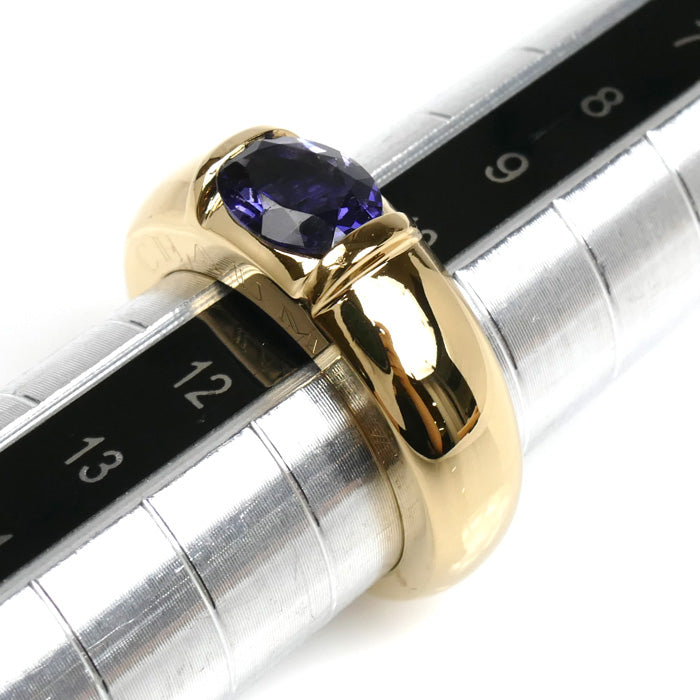 Chaumet ショーメ K18YG イエローゴールド ジョイア リング・指輪 アイオライト 11号 10.2g レディース【中古】【美品】